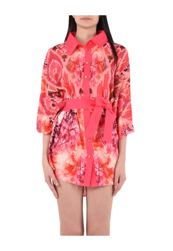 F**k Shirt Dresses Flerfärgad, Dam