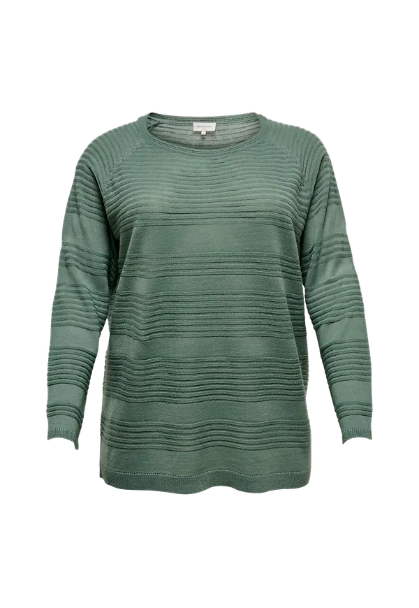Only Carmakoma - Tröja carAirplain L/S Pullover - Svart