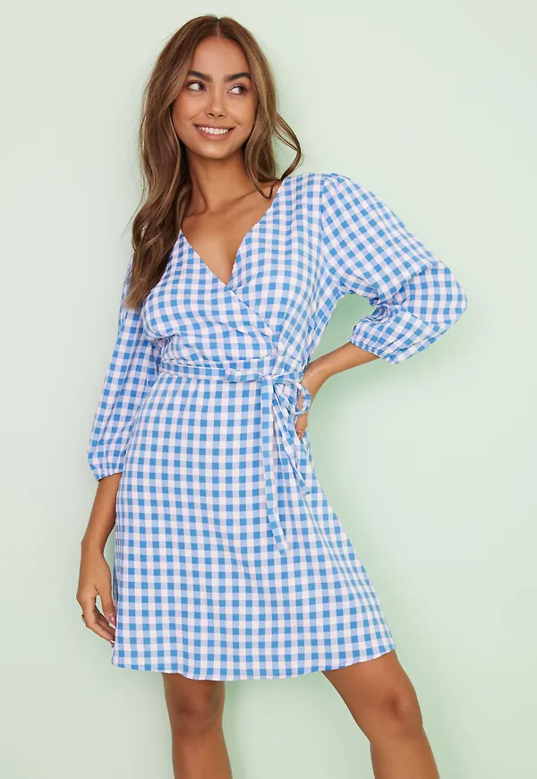 Jacqueline de Yong - Omlottklänningar - Jdybasil 3/4 Below Knee Wrap Dress - Klänningar