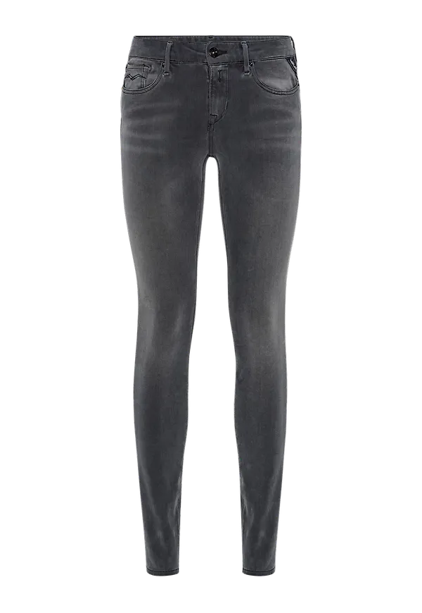 Replay - Jeans Luz Hyperflex Skinny - Grå
