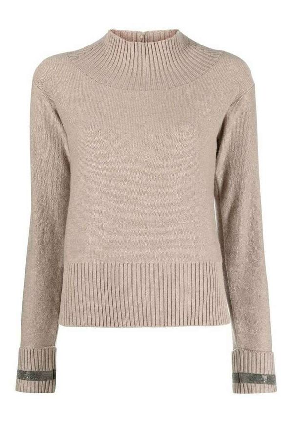 Fabiana Filippi - Stickade tröjor & koftor - Beige - Dam - Storlek: S,Xs