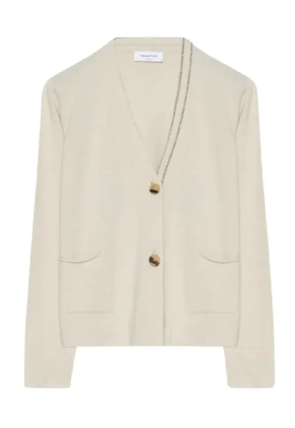 Fabiana Filippi Cardigan Beige, Dam