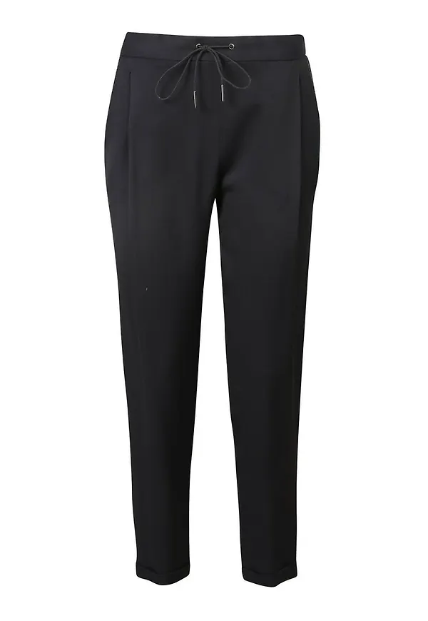 Fabiana Filippi drawstring-waist tapered trousers Blå, Dam