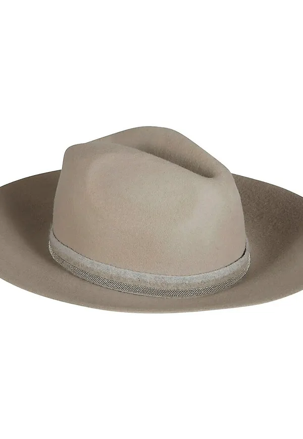 Fabiana Filippi Hat Beige, Dam