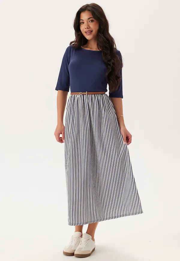 Fabric Mix Dress