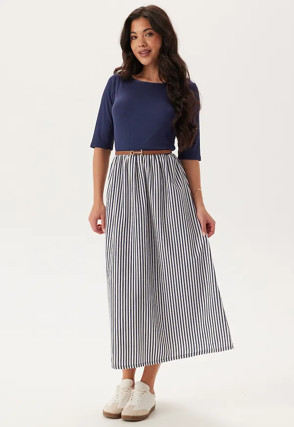 Fabric Mix Dress