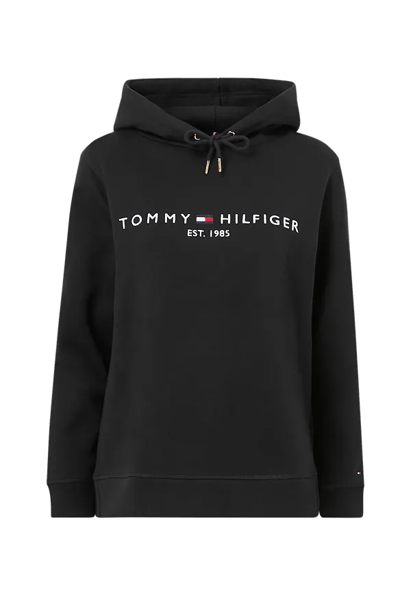 Tommy Hilfiger - Huvtröja Heritage Hilfiger Hoodie LS - Svart