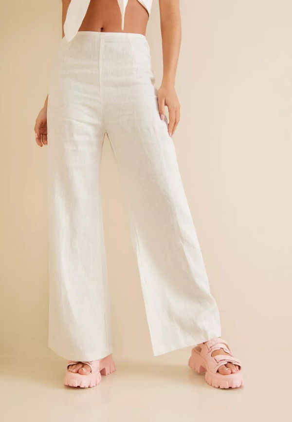 Faithfull the Brand - Linnebyxor - Eggshell - Ottavio Pants - Byxor