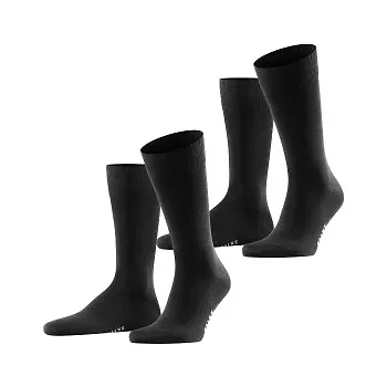 Falke Strumpor 2P Happy Socks Svart Strl 47/50 Herr