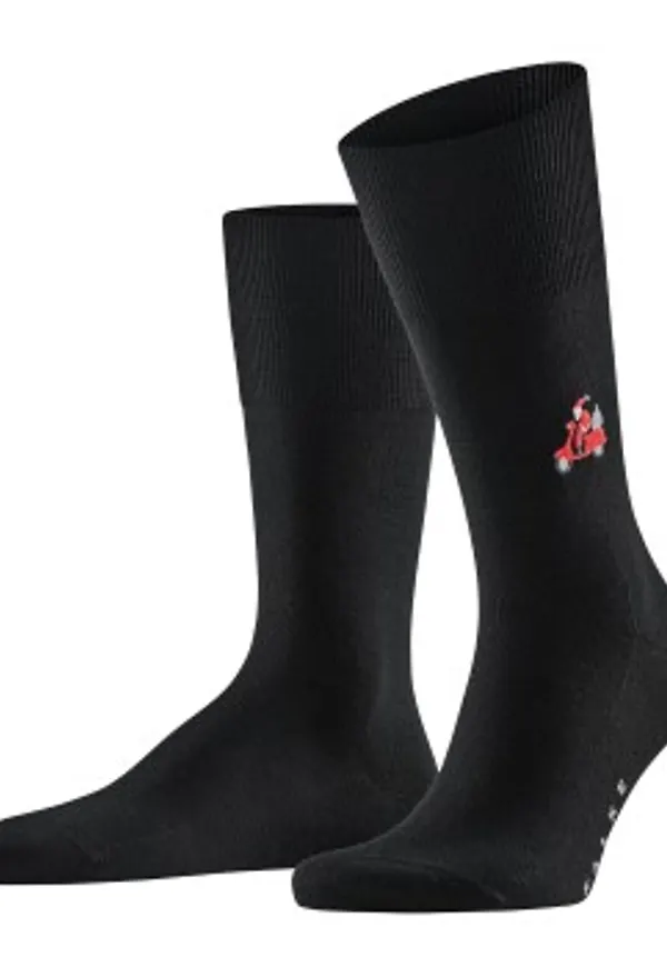 Falke Strumpor Airport Driving Santa Sock Svart Strl 39/40 Herr