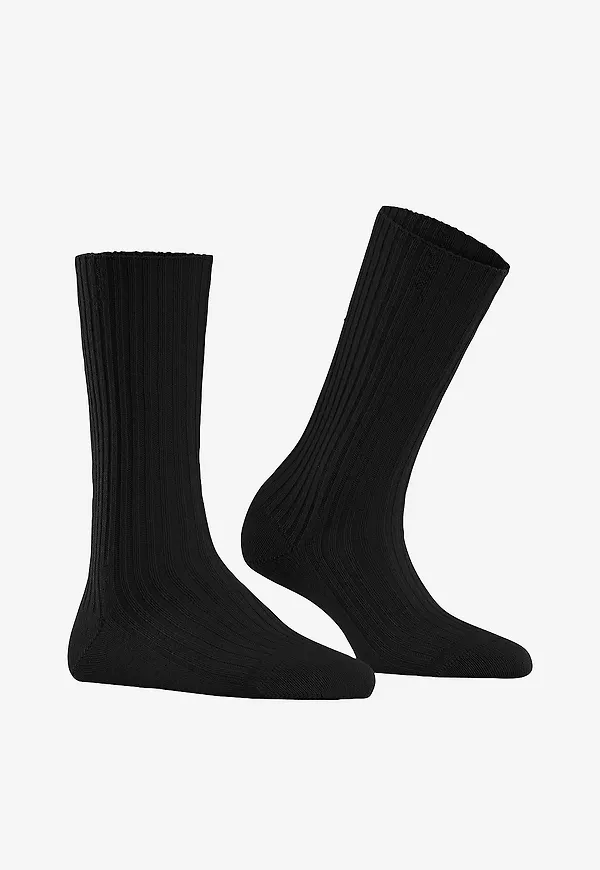 FALKE - Strumpor Falke Cosy Wool Boot SO - Svart