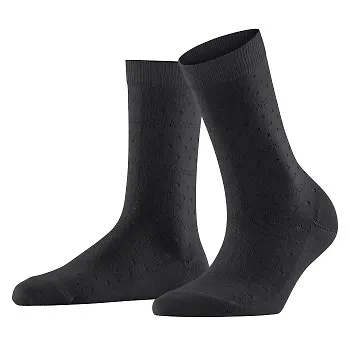 Falke Strumpor Family Special Edition Woman Sock Svart ekologisk bomull Strl 39/42 Dam