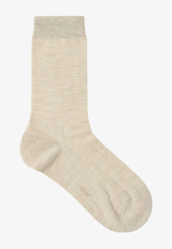 FALKE - Strumpor Soft Merino Sock - Beige