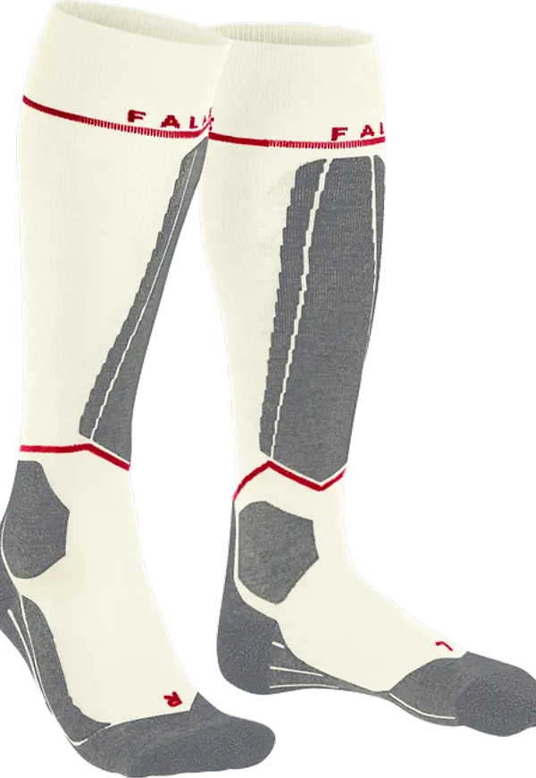Falke Women's SK4 Advanced Compression Light Off White