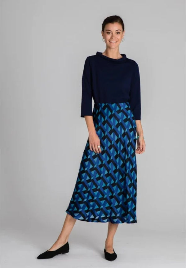 Fancy Long Skirt - Mönstrad Kjol