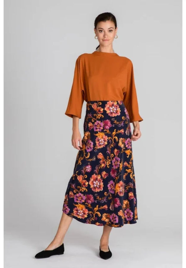 Fancy Long Skirt - Mönstrad Kjol