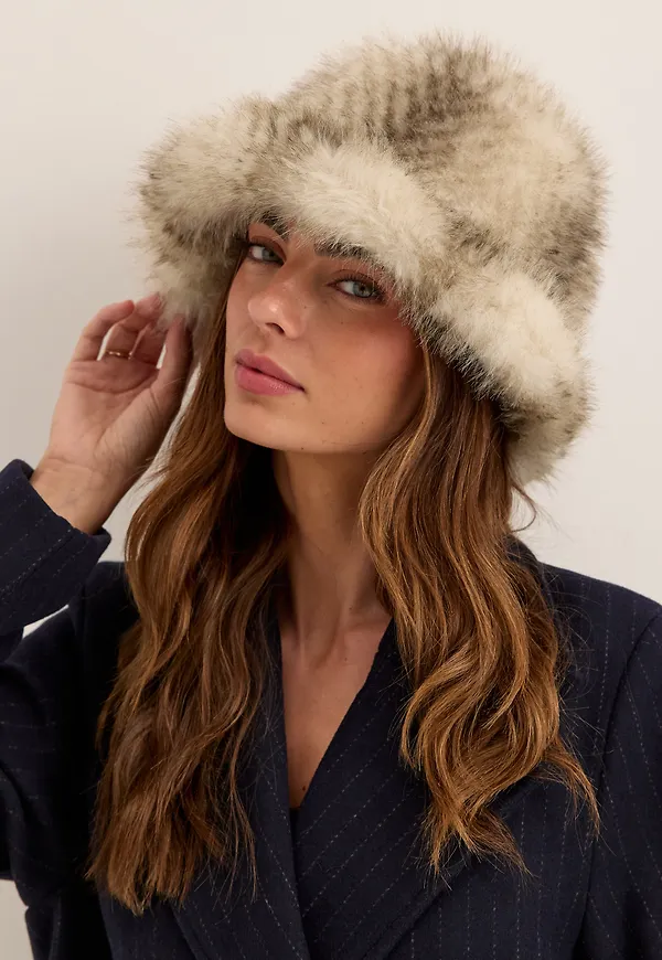 Faux Fur Bucket Hat