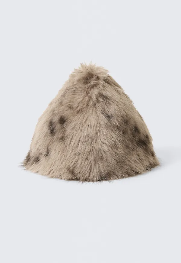 Faux Fur Cone Hat