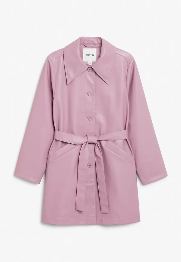 Faux leather jacket - Pink