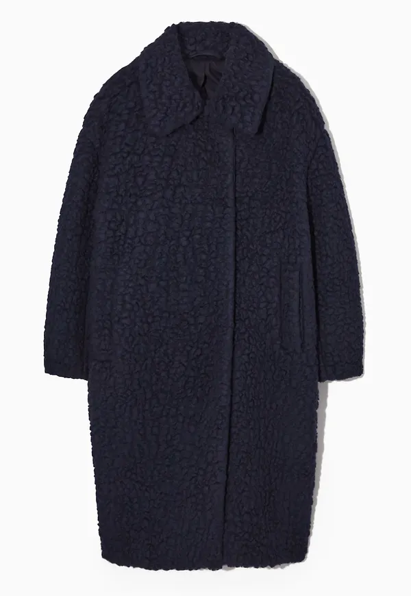 FAUX SHEARLING COAT