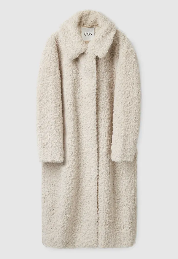 FAUX SHEARLING COAT