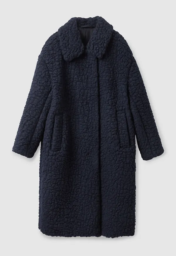 FAUX SHEARLING COAT