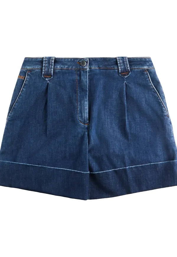 Fay jeansshorts - Blå