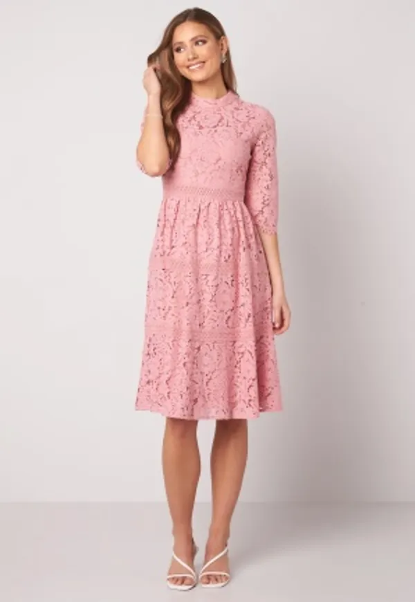 Happy Holly Madison lace dress Dusty pink 42