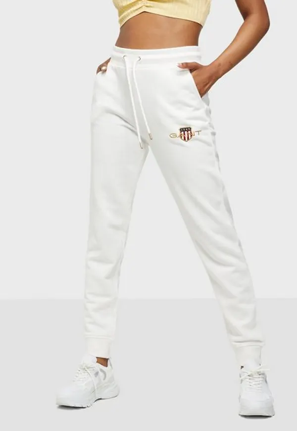 Gant Archive Shield Sweat Pant Mjukisbyxor Eggshell