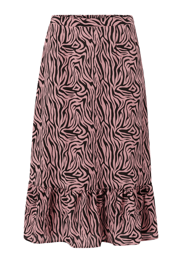 JDY - Kjol jdyPiper Abovecalf Skirt Wvn - Svart