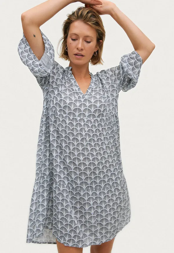 KAFFE - Klänning kaEdita Amber Dress - Blå