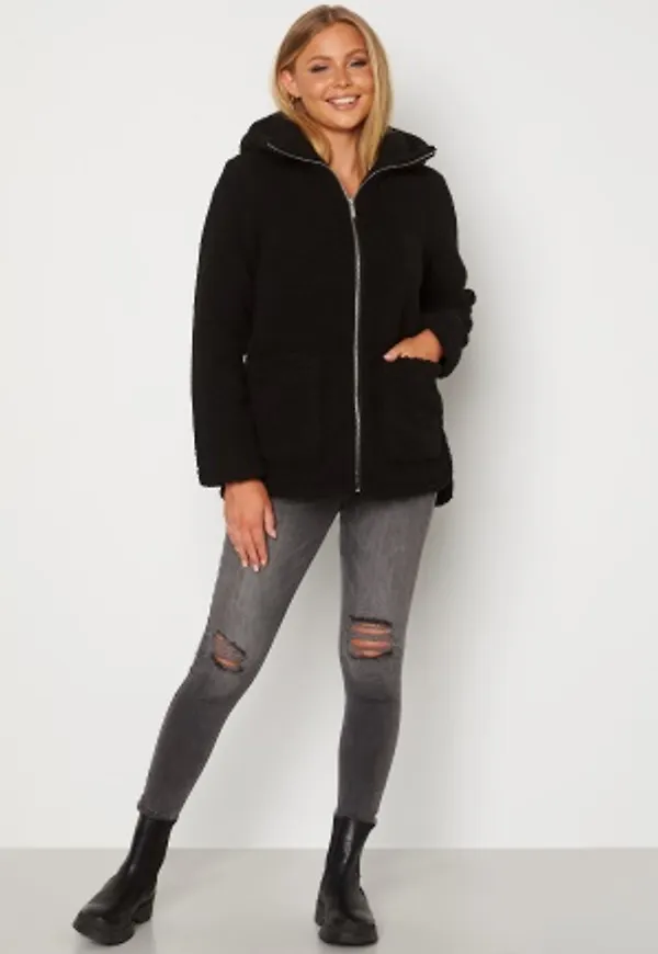 Happy Holly Sandy Teddy Jacket Black 36/38