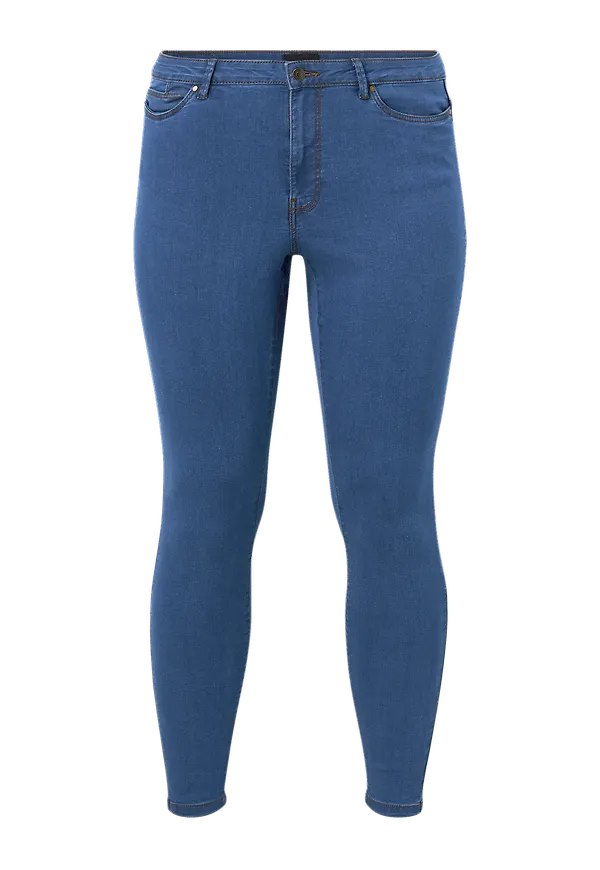 Vero Moda Curve - Jeans vmLudy Slim Blue Jegging - Blå