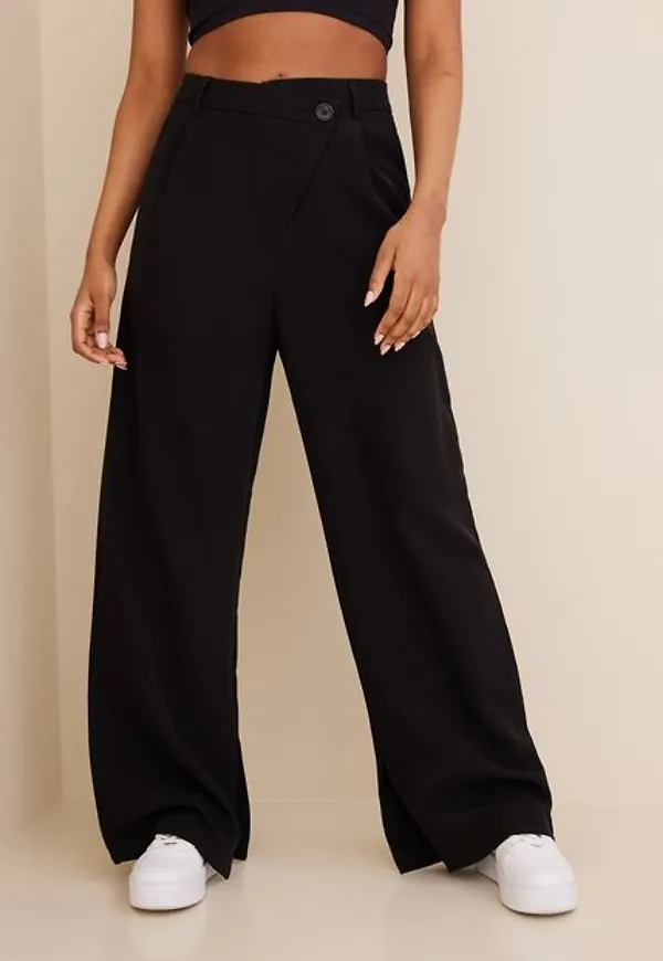 Only Onlparis Slit Pants Tlr Nn Byxor Black