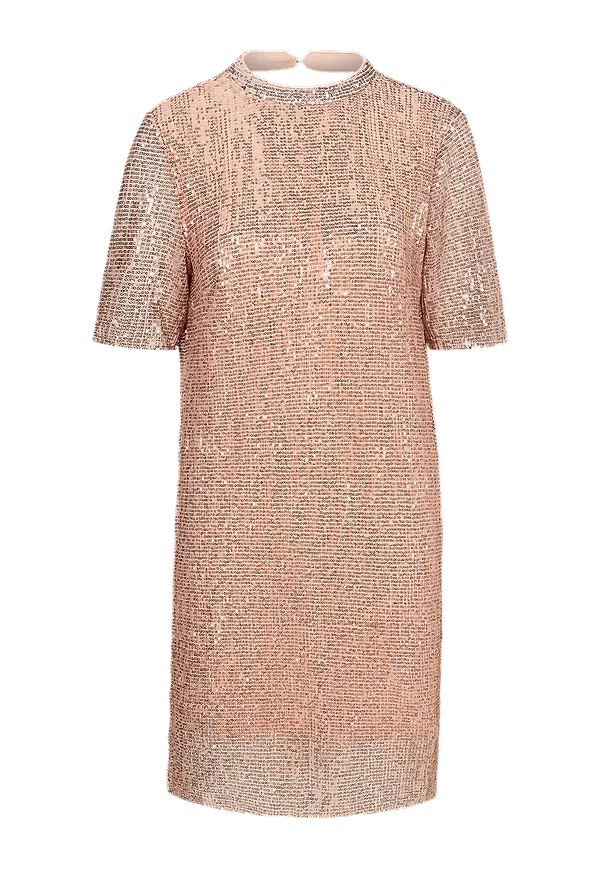 Vila - Paljettklänning viSequi Dress - Rosa