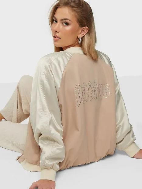Adidas Originals Bomber Jacket Bomberjackor Beige