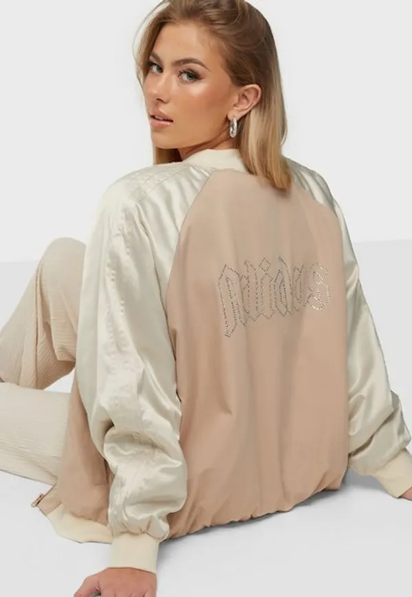 Adidas Originals Bomber Jacket Bomberjackor Beige