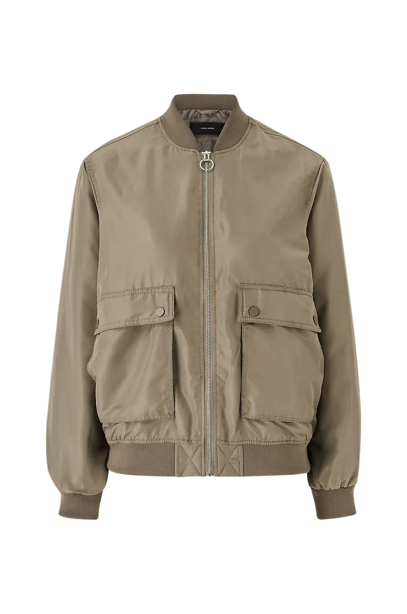 Vero Moda - Bomberjacka vmPau Short Jacket - Brun