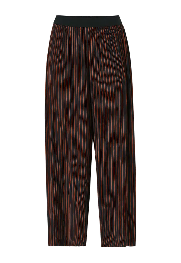 Only - Byxor onlPetunia Cropped Plisse Pant - Blå