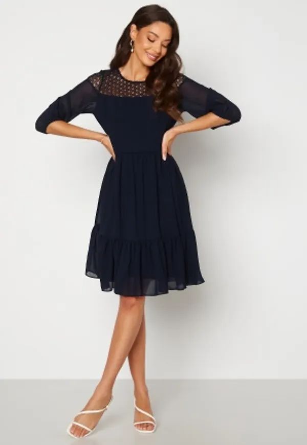 Moments New York Blossom Dress Navy 34
