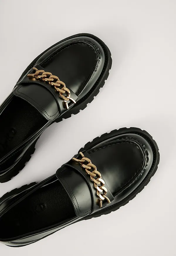 NA-KD Shoes Låga Chunky Stövlar - Black