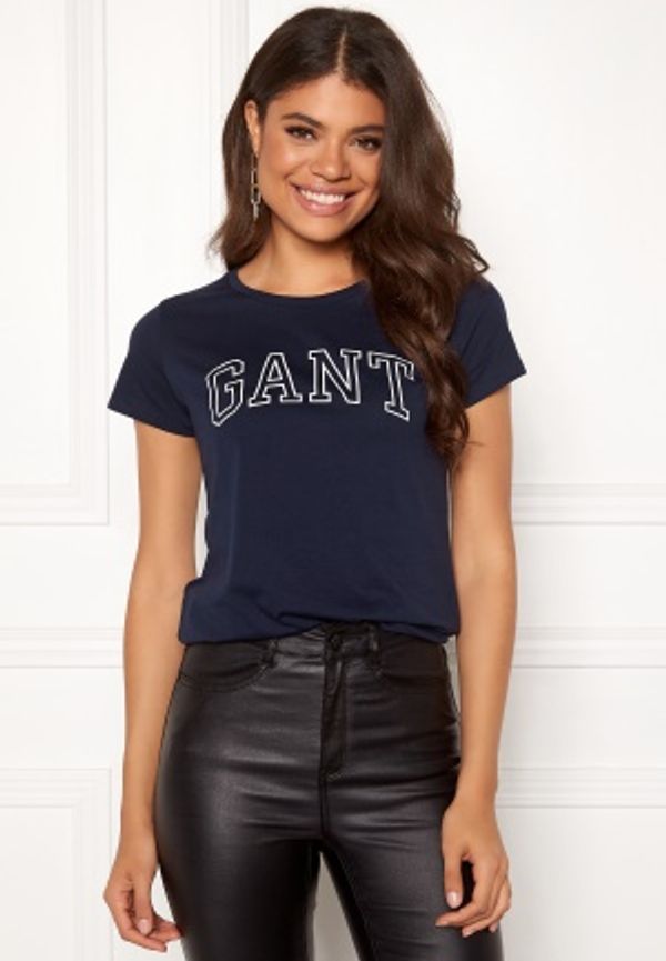 GANT Arch Logo T-shirt 433 Evening Blue XS
