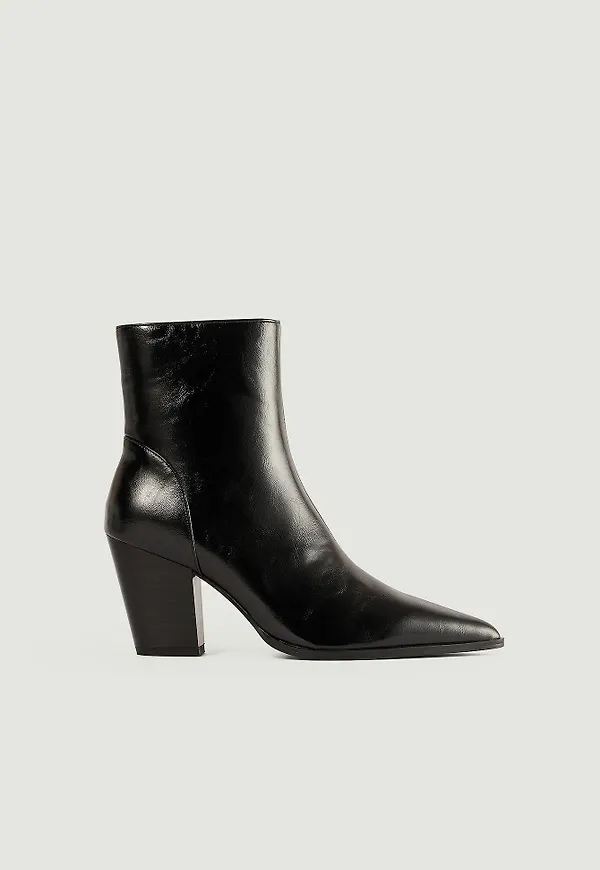 NA-KD Shoes Stövletter Med Klack - Black