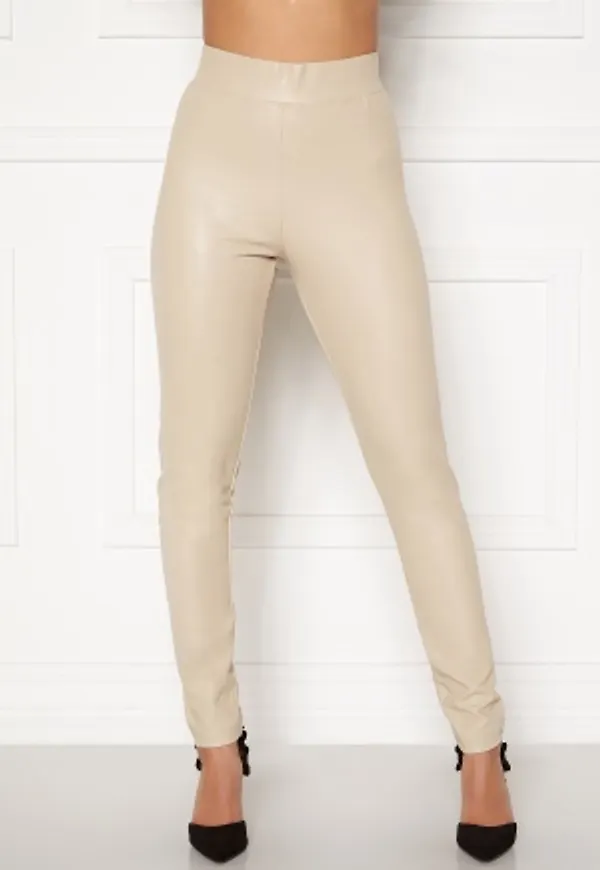 ONLY Superstar PU Leggings Pumice Stone L
