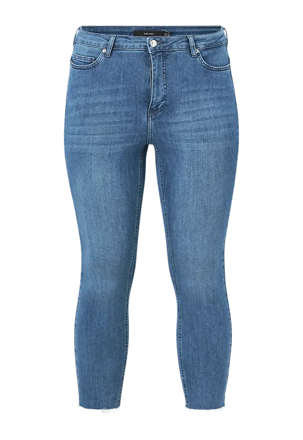 Vero Moda Curve - Jeans vmManyaanne Cropped Jeans K Curve - Blå