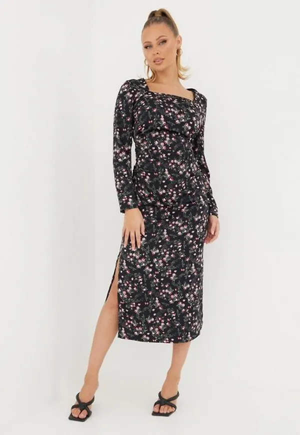 Y.A.S Yasrosa Ls Long Dress - Show S. Långärmade klänningar
