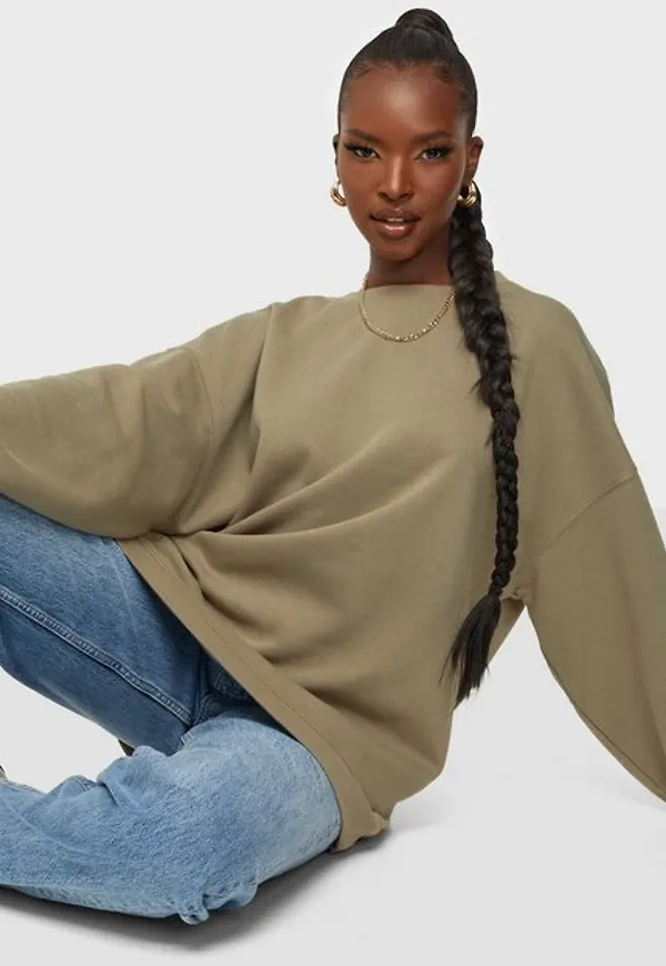 Pieces Pcchilli Ls Oversized Sweat D2D Sweatshirts