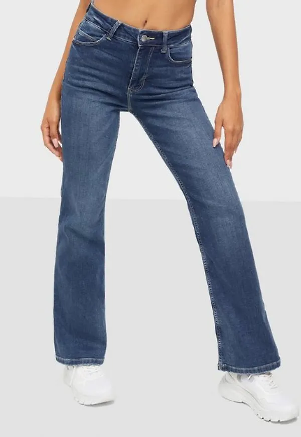 Jacqueline de Yong Jdynwflora Neela Hw Flr MB01 Dnm No Bootcut & Flare