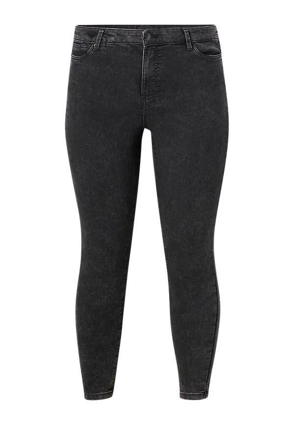 Vero Moda Curve - Jeggings vmLudy Slim DG Jegging Curve - Grå