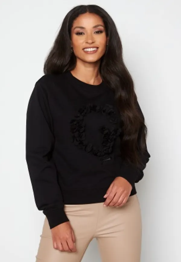 Guess Ariadna Sweatshirt Jet Black A996 XS